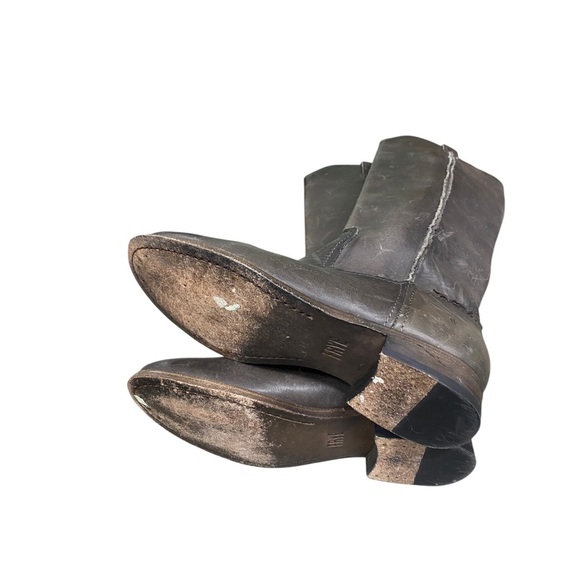 Frye Women's Gray Heeled Boots knee high size 6.5 - Picture 6 of 9